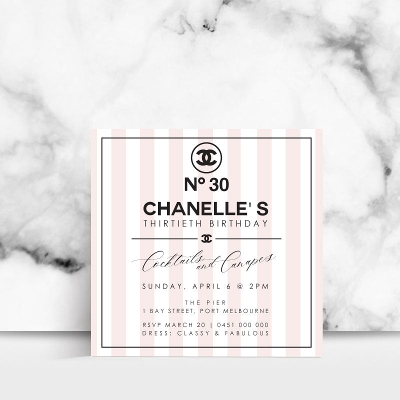 Chanel Invite