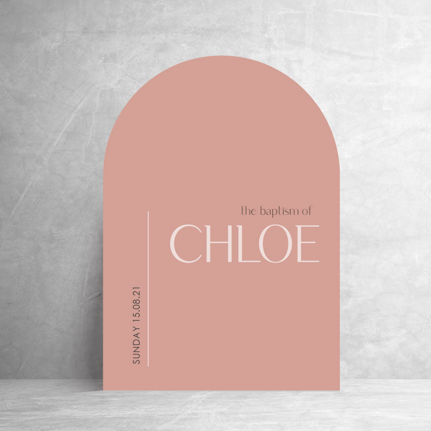 Chloe Welcome Board