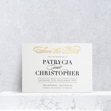 Load image into Gallery viewer, Patricia Foil Save the Date
