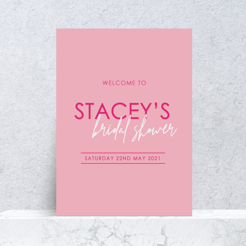 Stacey Welcome Board